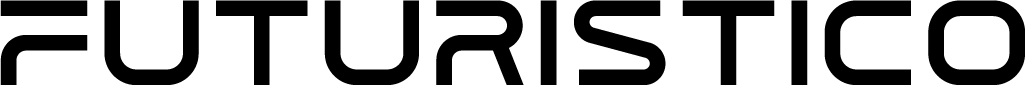 futuristico logo black
